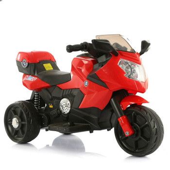 车摩托车三轮车电瓶可坐人1-6岁男女宝宝小孩玩具童车 单驱无减震大